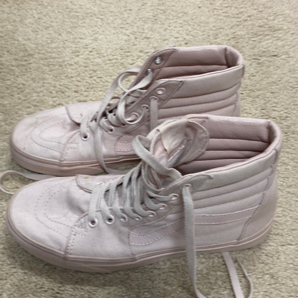 Vans cute pink high tops